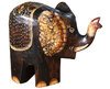 Elefanten Holzfiguren aus Albesiaholz 18 cm