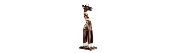 Afrika-Deko-Shop - Giraffen Figur 30 cm kaufen