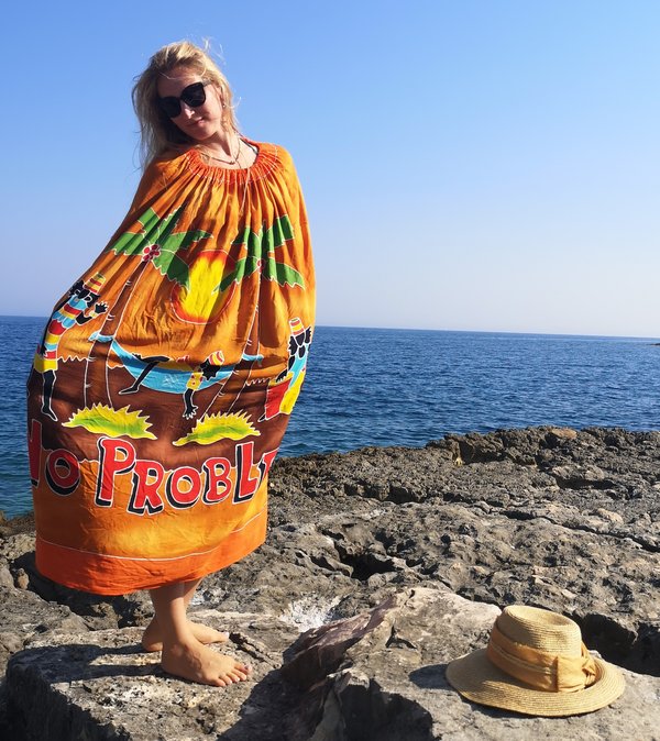 Afrika Deko Shop Wickeltücher Sarongs Strandumkleiden kaufen