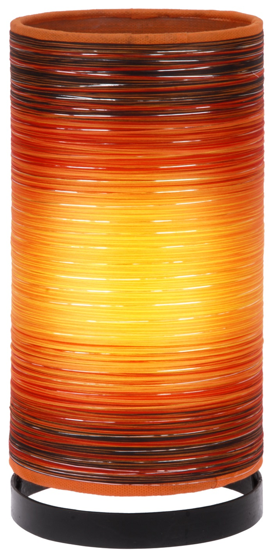 Lampen Tischlampen orange gelb  30 cm