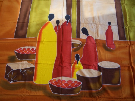 Sarong Mode Wickeltuch farbenfrohes Hüfttuch Treffen 175 x 120 cm