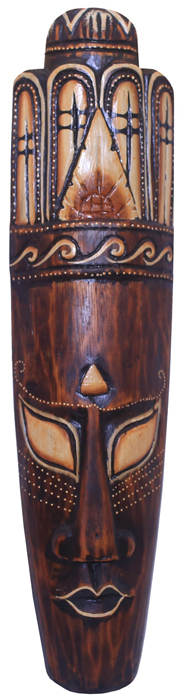 Maske Holzmaske Wandmaske Bali 50 cm kaufen
