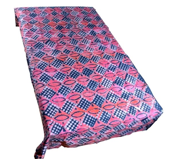 Tischdecke Batik Tischwäsche Tafelwäsche rot extragroß