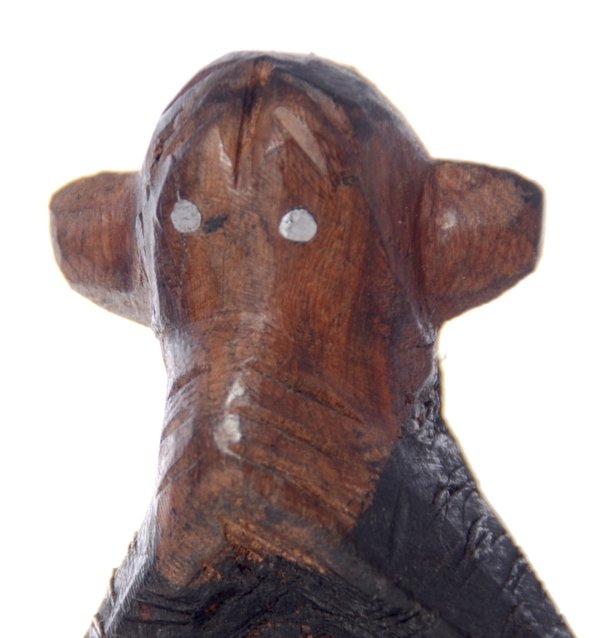 Affen Holzfiguren nichts böses sagen 12 cm gross 2205