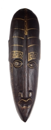 Afrika-Deko-Shop: afrikanische Maske, handgeschnitztes Unikat aus natürlichem Fundholz, einzigartige Wanddeko online kaufen Afrika-Deko-Shop: afrikanische Maske, handgeschnitztes Unikat aus natürlichem Fundholz, einzigartige Wanddeko
