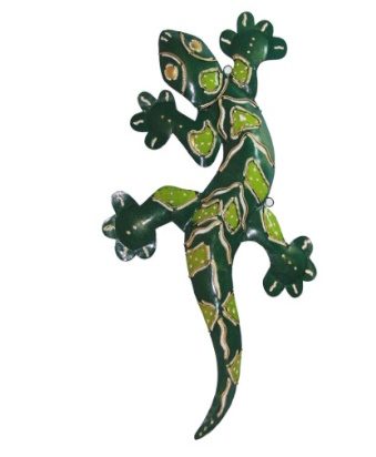 Gecko figuren Eidechsen Skulpturen im Afrika Deko Shop, Wohnaccessoires für innen und außen