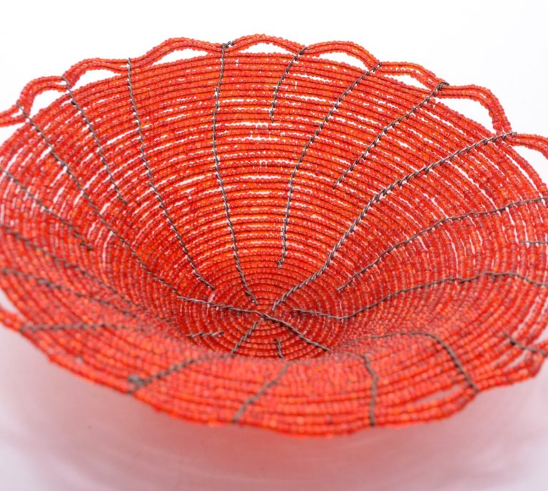 Schalen aus Naturmaterialien Glasperlen Dekoschalen im afrika deko shop kaufen