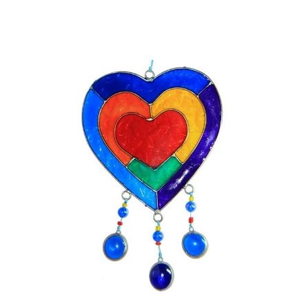 Suncatcher Fensterbild Herz im Afrika Deko Shop kaufen