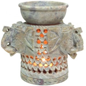 speckstein elefanten figur duftlampe im afrika deko shop kaufen