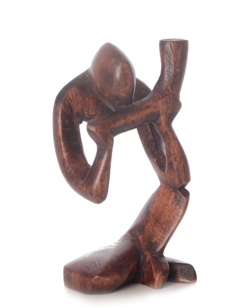 Afrikanische Musikanten Holz Figur Handarbeit Afrika Deko kaufen
