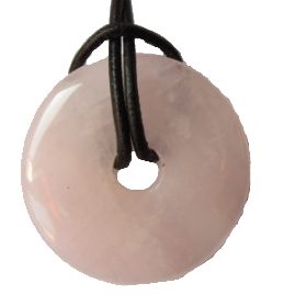 Handgefertigter Donut Schmuck auf natürlichen Quarzen im Afrika-Deko-Shop München