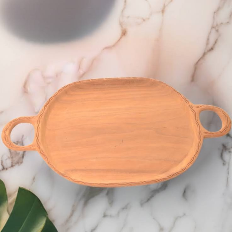 Afrikanische Holz Tabletts aus Fundholz, Wohnaccessoires im Afrika-Deko-Shop